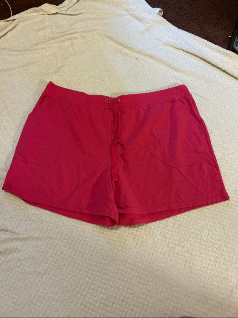 Fashion Bug Hot Pink Drawstring Athletic Shorts